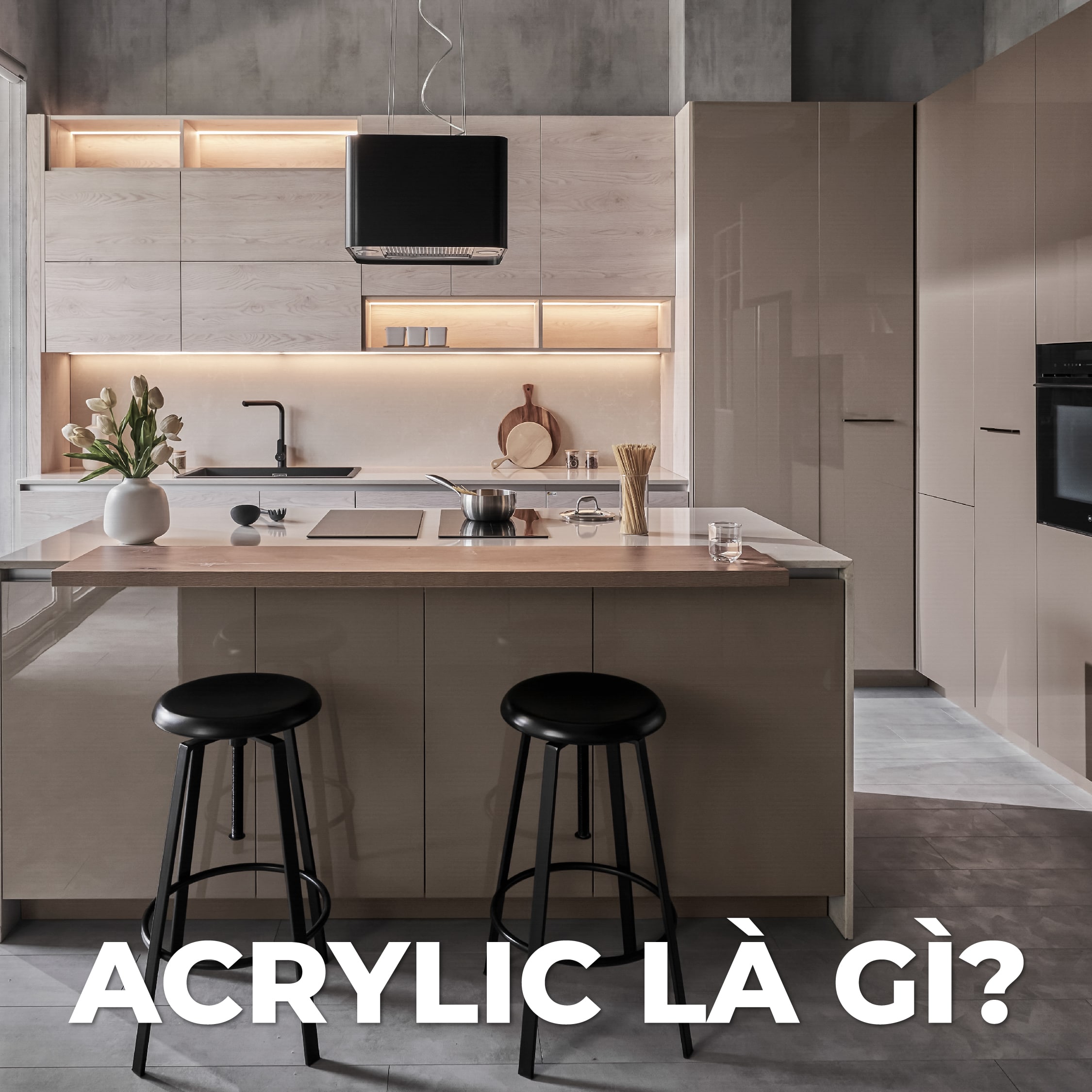 Bề mặt Acrylic là gì? Ván Acrylic có gì đặc biệt? Ứng dụng trong nội thất