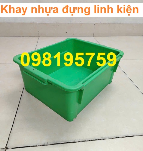 Thùng nhựa đặc A3 đựng phụ tùng, linh kiện trong các nhà xưởng