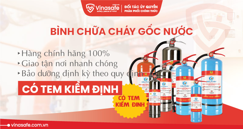 Bình chữa cháy gốc nước chính hãng