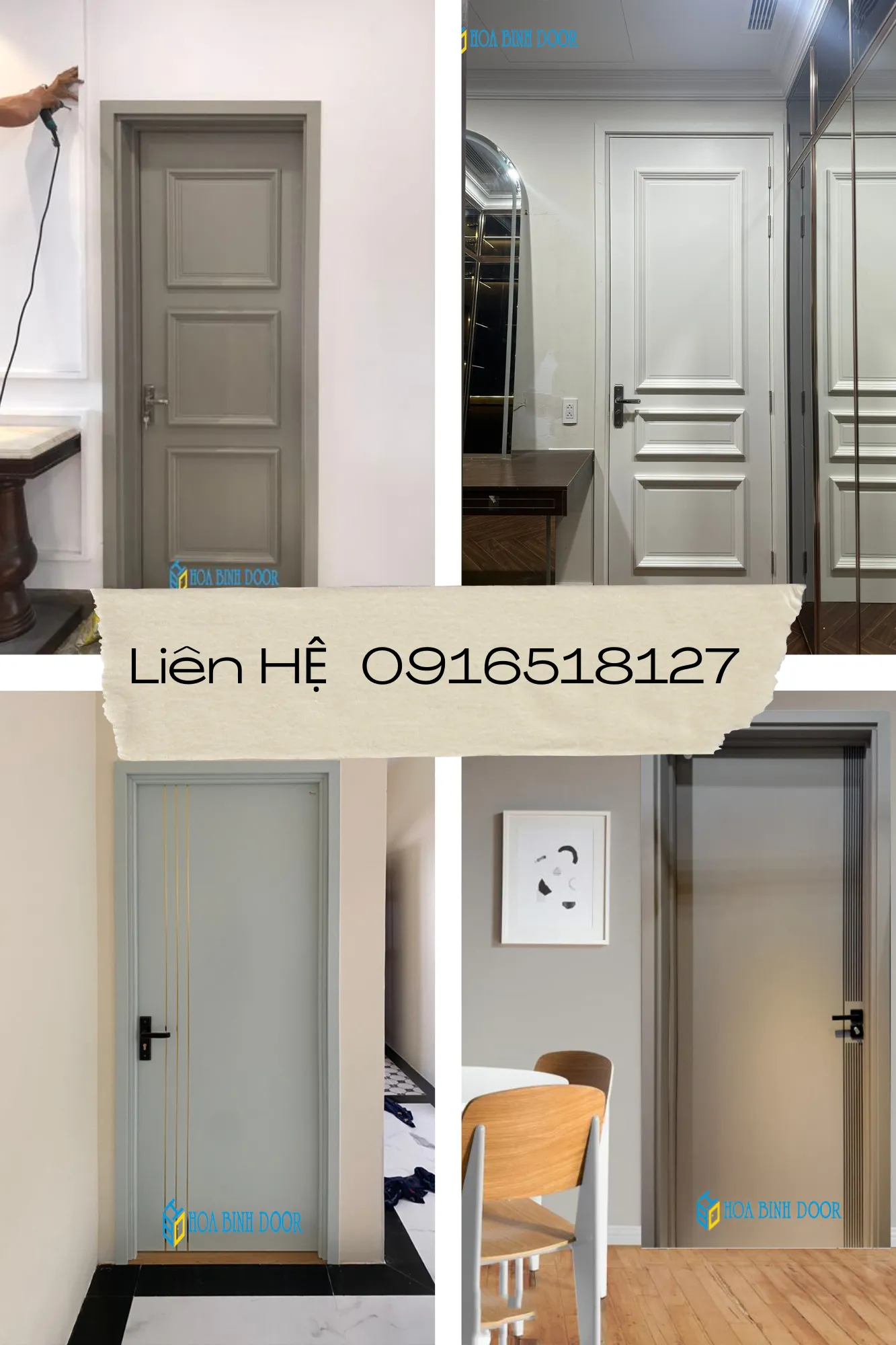 Cửa nhựa composite tại Cần Giờ