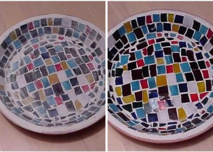 How to make a mosaic bowl DIY for beginners