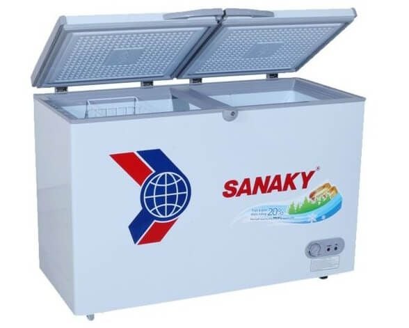 Tủ đông Sanaky VH-2599A3 được thiết kế với các ngăn kéo tiện lợi