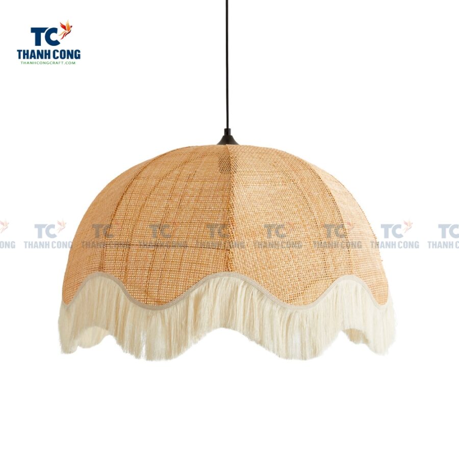 extra large rattan lamp shade