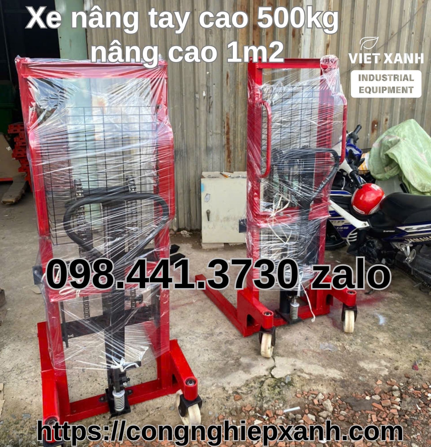 Xe nâng tay cao 500kg