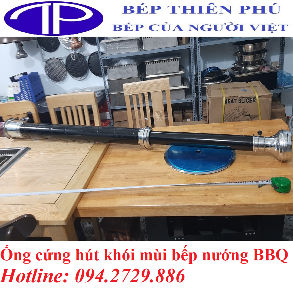 Ống cứng hút khói mùi bếp nướng BBQ Hàn Quốc