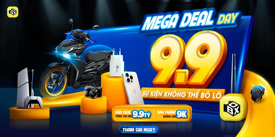 Sự kiện không thể bỏ lỡ Mega Deal Day 9.9