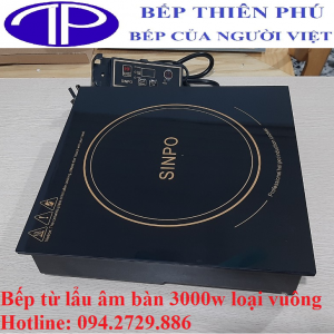 Bếp từ lẩu âm bàn 3000w loại vuông