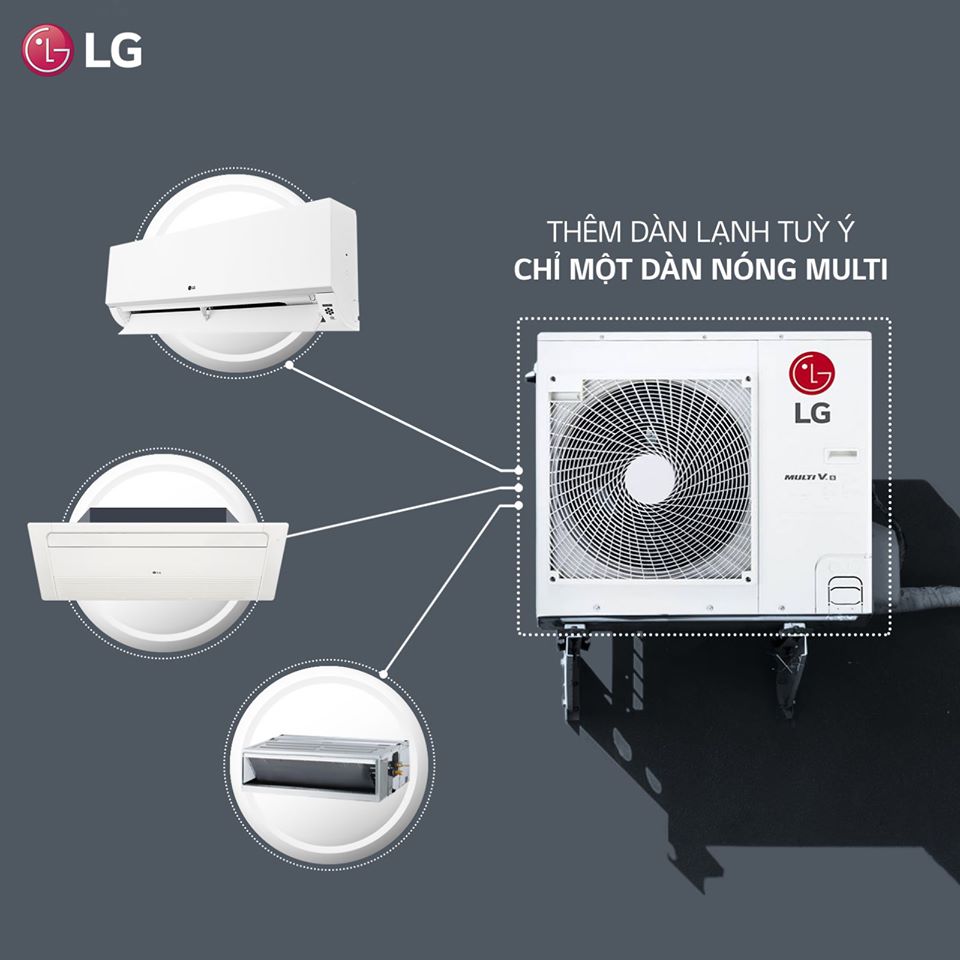 Máy lạnh Multi LG 1 dàn nóng - nhiều dàn lạnh