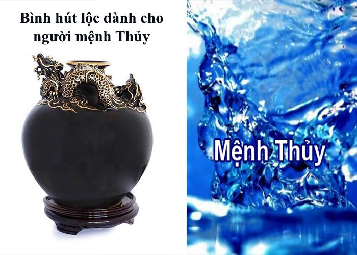 Top 5 bình hút lộc cho người mệnh Thủy hot nhất