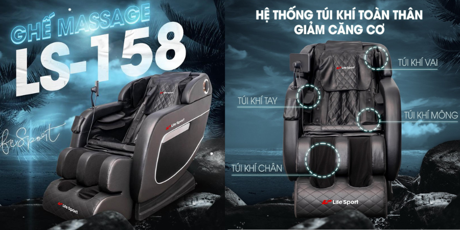 Ghế massage Lifesport LS-158