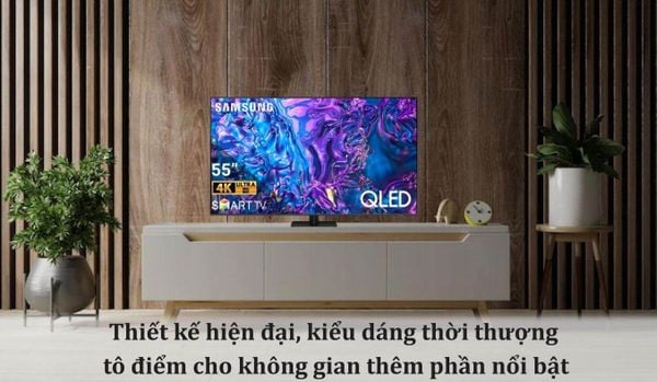 Tivi thông minh Tivi QLED 65 inch Samsung QLED QA65Q80DAKXXV cung cấp trải nghiệm giải trí tốt nhất với công nghệ hình ảnh