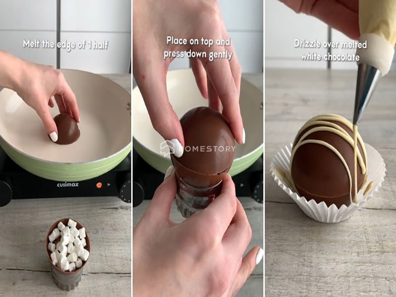 Trang trí socola - Cách làm socola Valentine