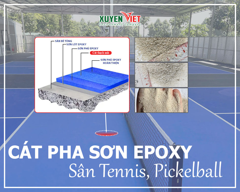 cat lam san pickleball 1 - Công dụng, kích thước cát làm sân pickleball cần biết