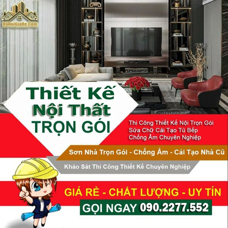 thi công thiết kế nội thất trọn gói