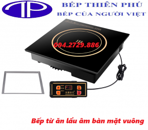 Bếp từ lẩu âm bàn mặt vuông giá rẻ tại Hà Nội - TP HCM