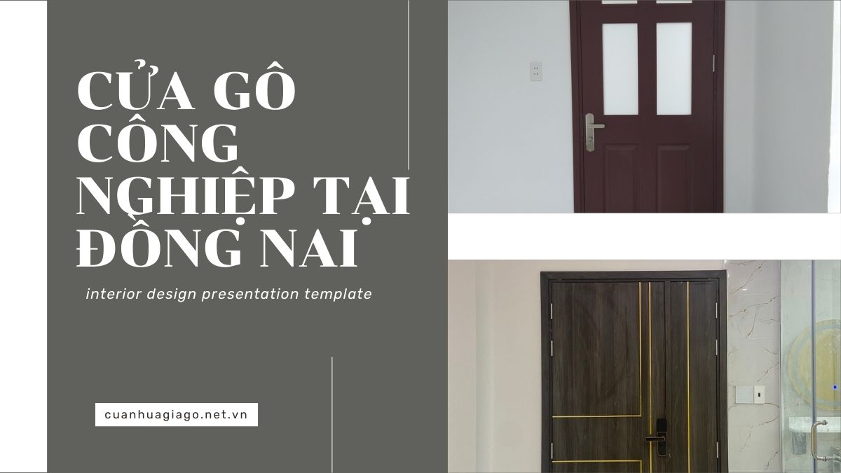 Cửa gỗ công nghiệp tại Đồng Nai