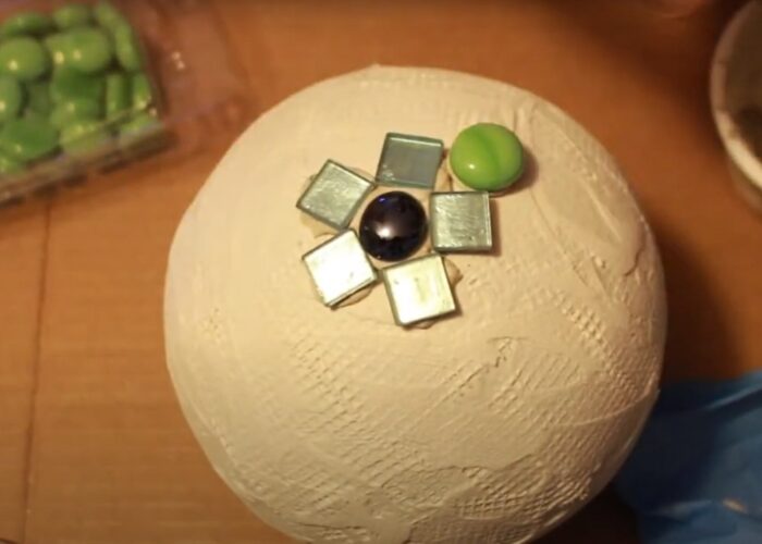 How to make mosaic garden gazing balls with bowling balls