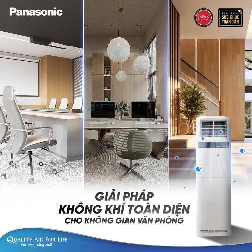 Máy lạnh tủ đứng Panasonic phù hợp nhiều không gian nội thất