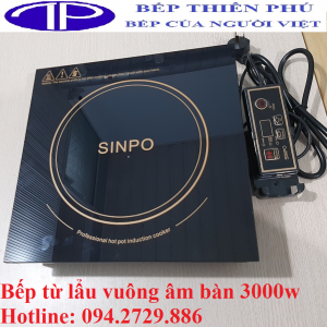 Bếp từ lẩu vuông âm bàn 3000w SP320