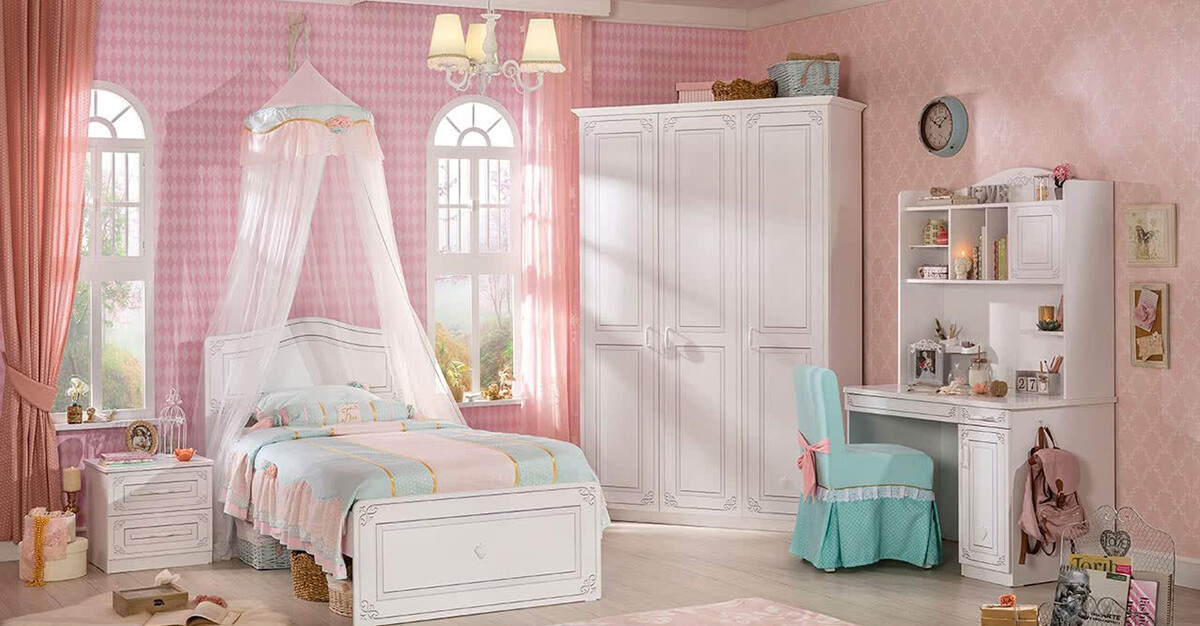 Thiết kế phòng ngủ đẹp cho nữ đơn giản