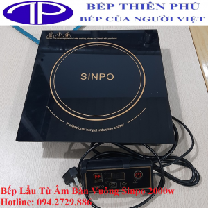 Bếp lẩu từ âm bàn vuông Sinpo 2000w