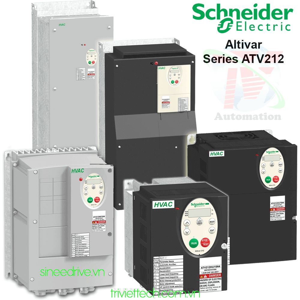 Thông số biến tần Schneider ATV212
