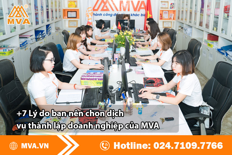 Lý do bạn nên chọn dịch vụ thành lập doanh nghiệp của MVA