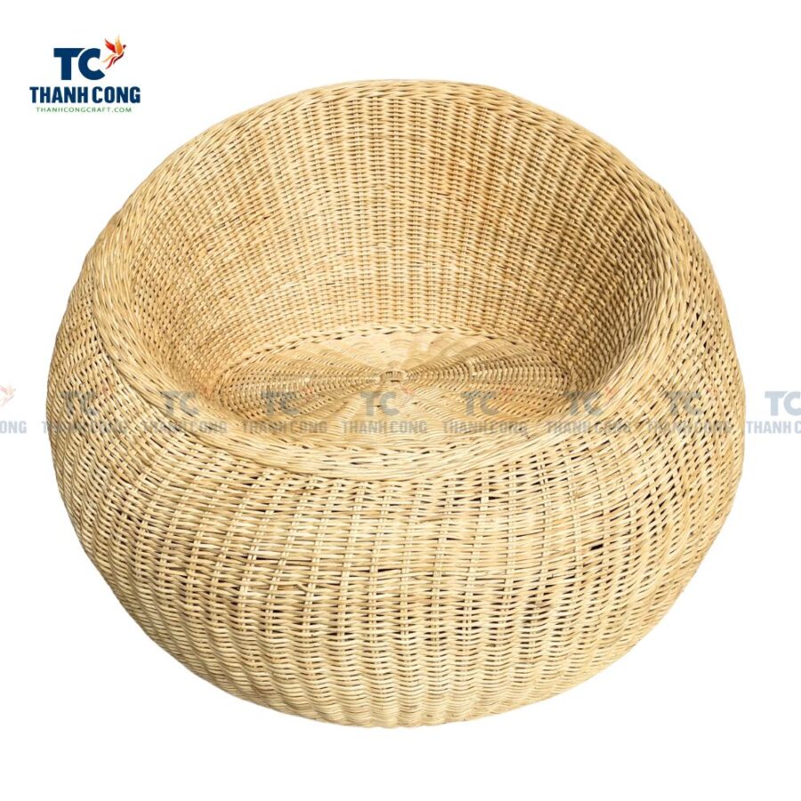 Cane Apple Chair, wicker apple chair