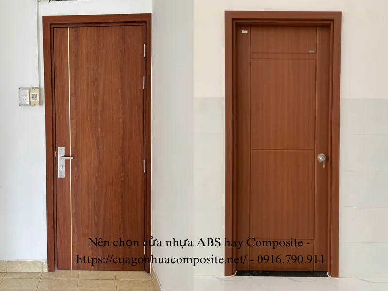 Nên chọn cửa nhựa ABS hay Composite