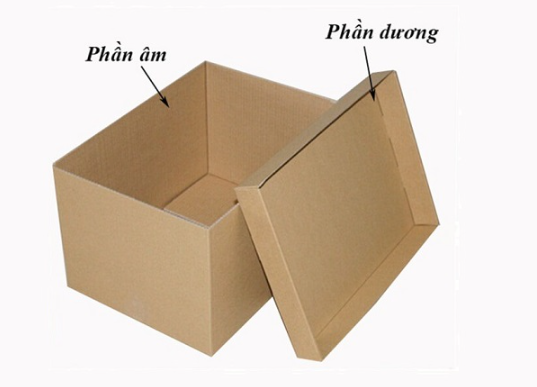 Thùng carton nắp âm dương