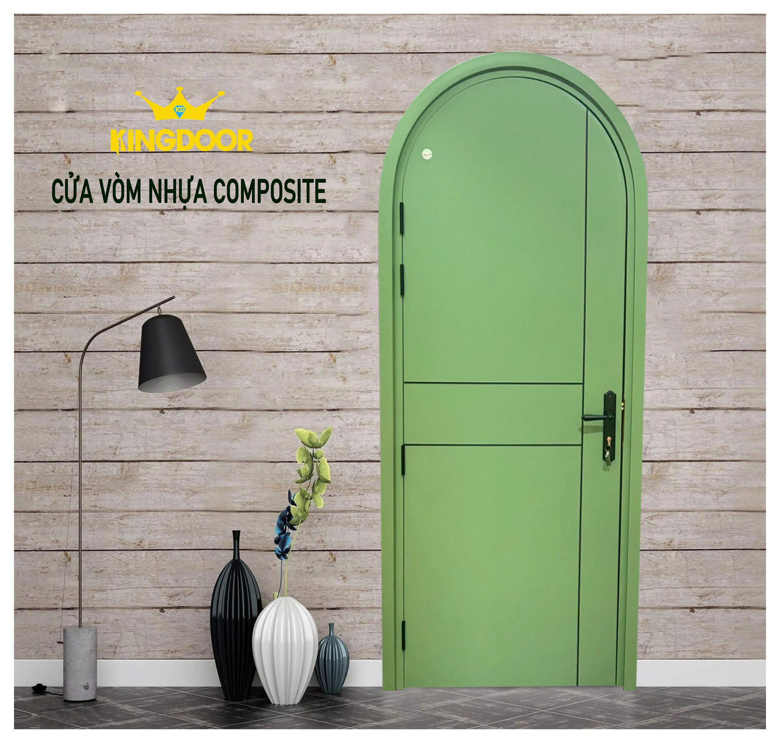 Cửa vòm nhựa composite SYD V2CSD3