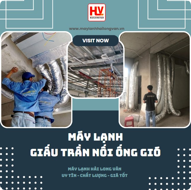 máy lạnh giấu trần nối ống gió