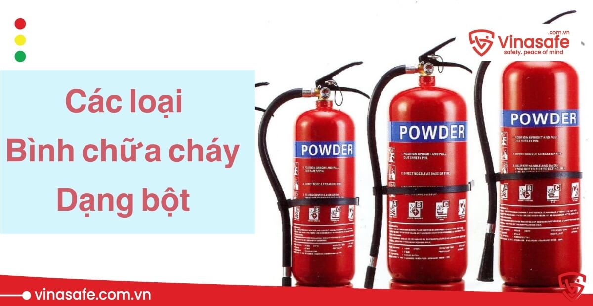 các loại bình chữa cháy bột