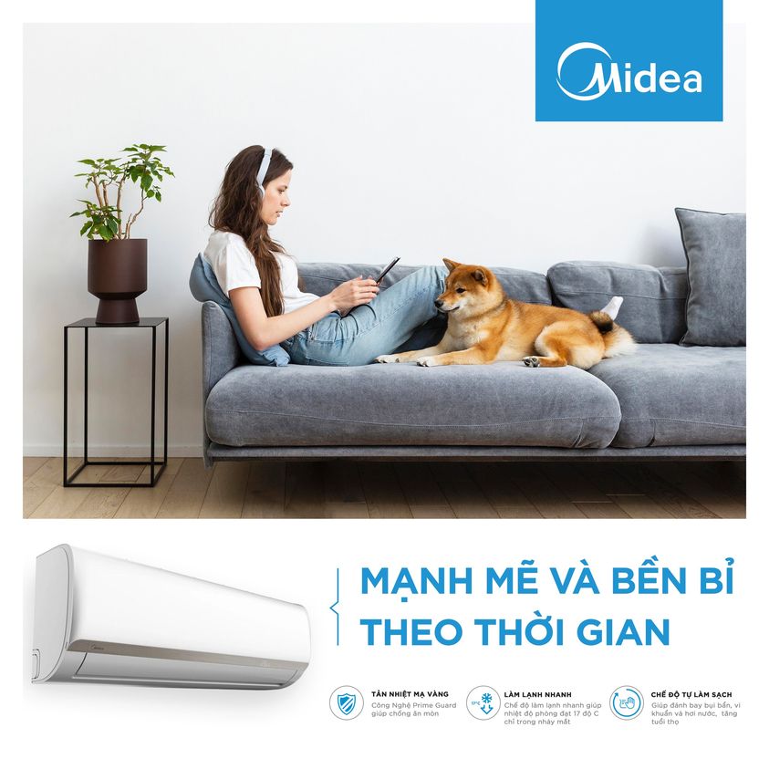 Máy lạnh treo tường Midea giá tiết kiệm