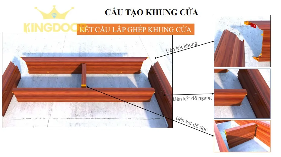 Cửa thép vân gỗ tại Gò Công