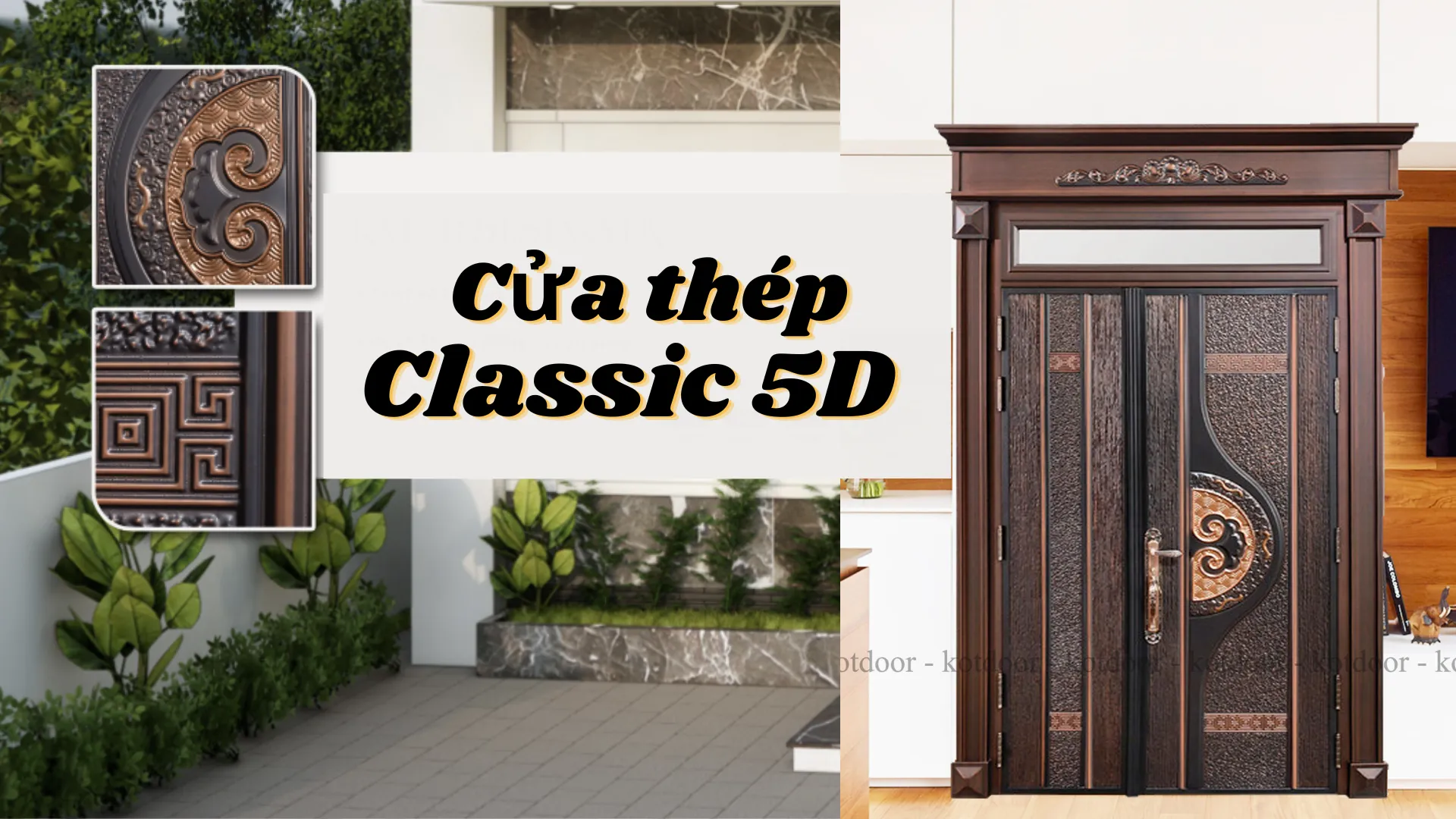 Cửa Thép Classic 5D