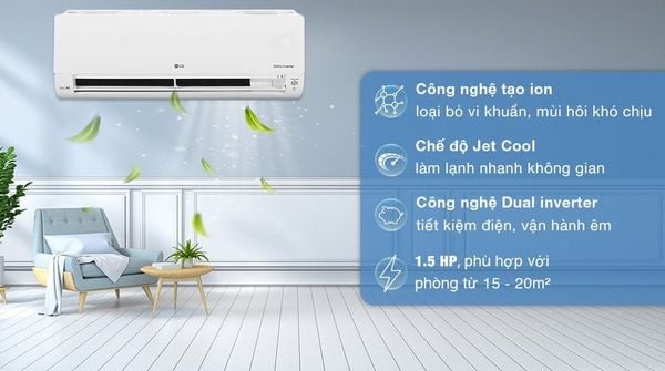 Điều hòa LG IEC09M1 mang đến sự linh hoạt vượt trội với các chế độ làm lạnh đa dạng, đáp ứng tốt mọi nhu cầu sử dụng.