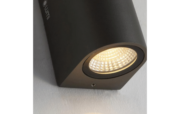 Đèn gắn tường ngoài trời bán nguyệt 2x5W - Ảnh 3
