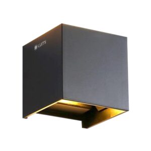 Đèn gắn tường ngoài trời hình vuông 2x6W