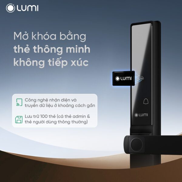 Khóa thông minh cửa nhôm Lumi - Ảnh 3
